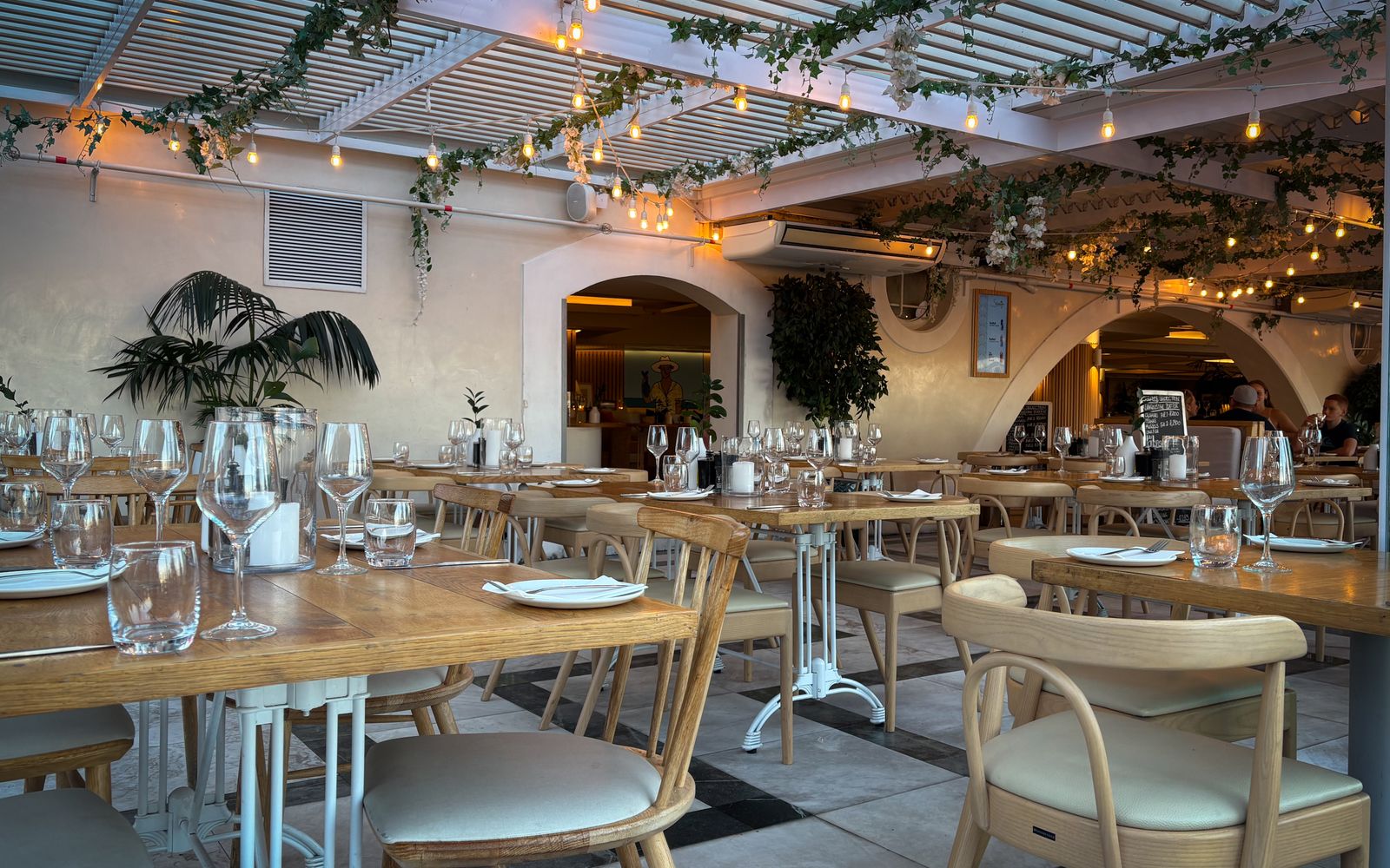 The dining room